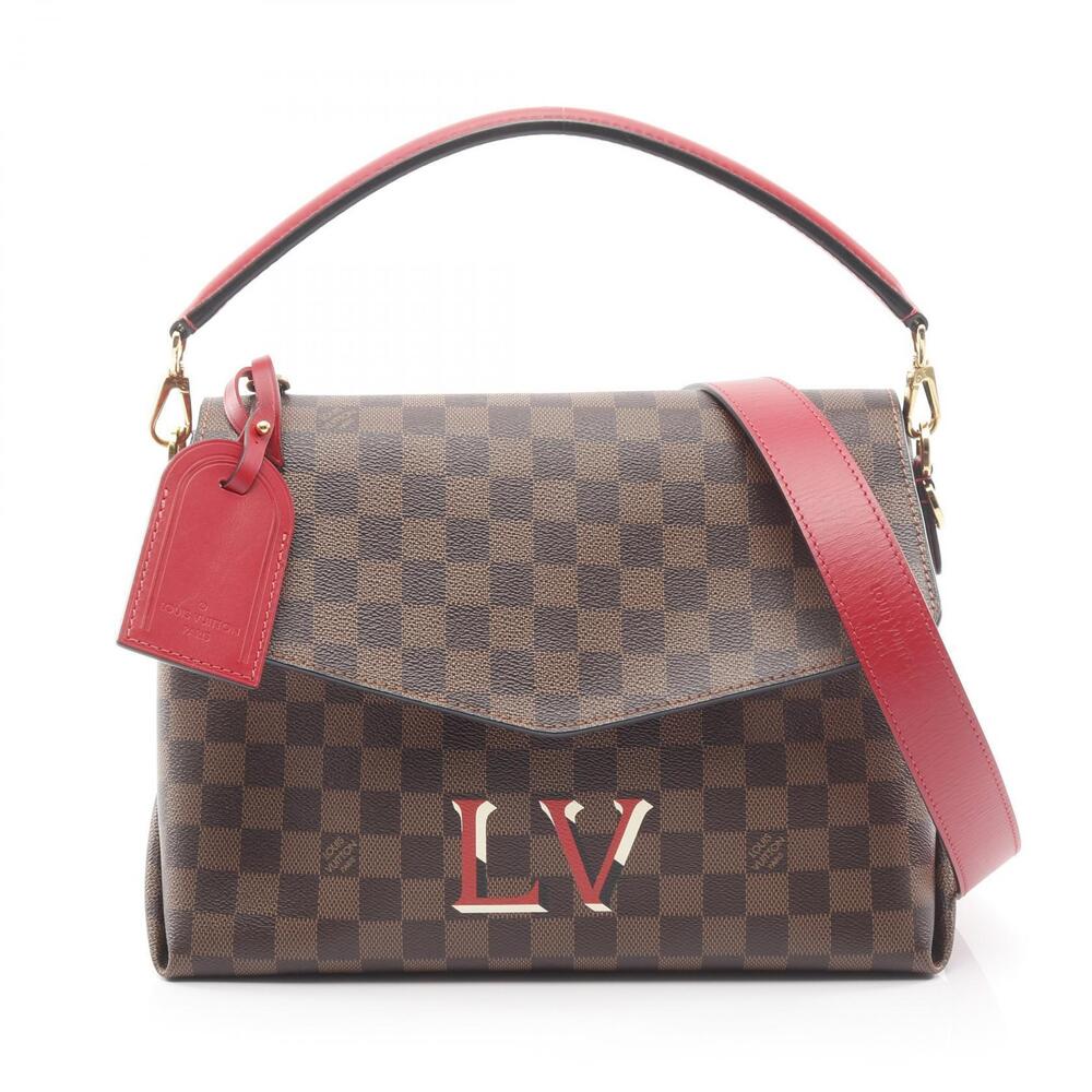 Louis Vuitton Bordeaux Damier Leather Ebene Beaubourg Brown Handbag - Picture 2 of 5
